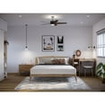 thumbnail image 2 of Byars 54" 5-Blade Integrated LED Indoor Matte Black Mid-Century Modern Ceiling Fan with Light Kit and White Opal Shade and Remote Control, 2 of 9