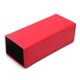 thumbnail image 1 of Folding quadrangle sunglasses case Fashion artificial leather glasses case, 1 of 5