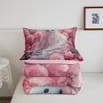 thumbnail image 5 of Manfei Halloween Ghost Comforter Sets Queen Size,Pink Rose Bedding Queen Comforter Set,Dreamy Princess Comforters & Duvets,Super Cozy Girls Bedroom Decor,Reversible,3 Pieces, 5 of 8