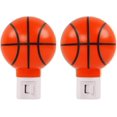 thumbnail image 1 of 2 piezas de color blanco cálido: versión mejorada, luz nocturna LED enchufable para niños, lámpara con forma de baloncesto, cuida bien el sueño de los niños brillar  Electrónica, 1 of 5