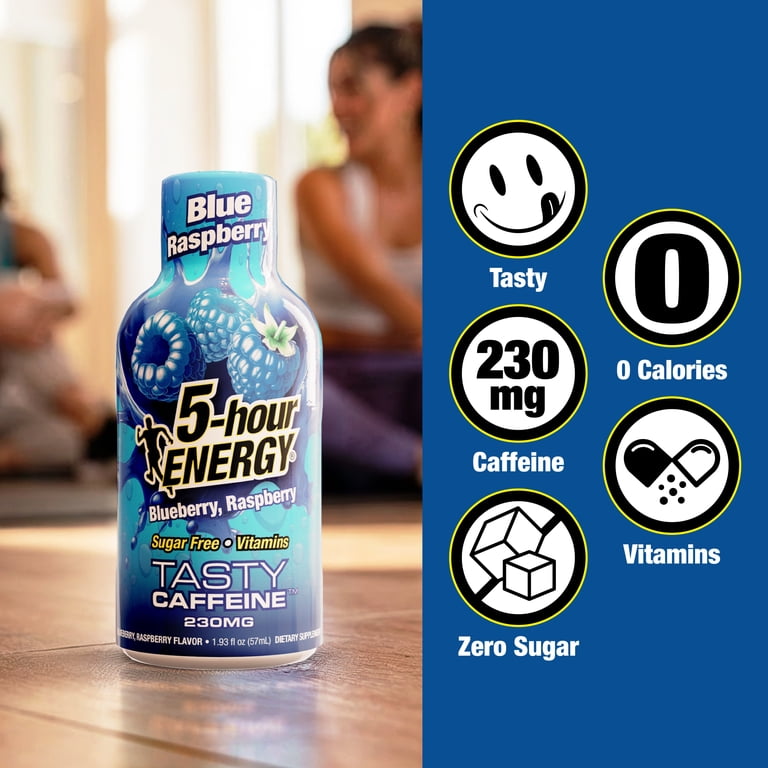 5-hour ENERGY Shot, Extra Strength, Blue Raspberry, 15 Count