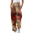 thumbnail image 2 of WXLWZYWL Womens Halloween Sweatpants Graphic Print Pants Drawstring Waist Joggers Casual Lounge Pants Athletic Workout Pants, 2 of 5