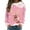 Pink, variant on Fiaer Crew Neck Sweatshirts Women Christmas Deer Snowflake Graphic Tees Funny Xmas Plus Size Baggy Trendy Long Sleeve Tops Red XL