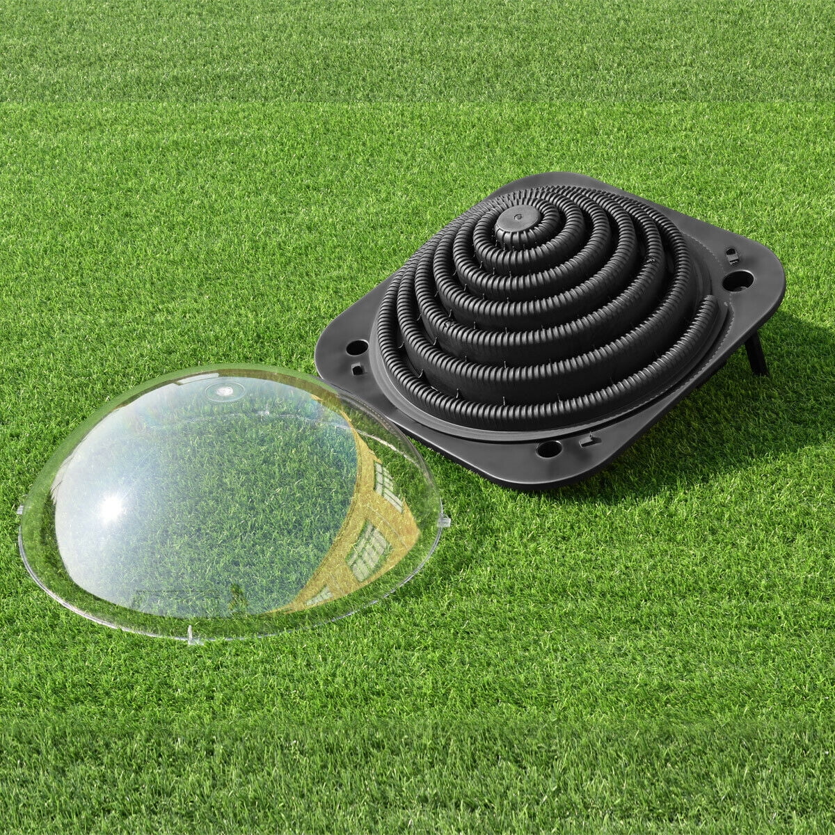 inground pool heater solar