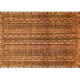 thumbnail image 1 of Ahgly Company Indoor Rectangle Abstract Orange Modern Area Rugs, 7' x 9', 1 of 4