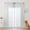 Blue, variant on Sleep Zone 2 Panels Blue Wave Lace Sheer Curtains, Modern Semi Sheer Curtains for Living Room Bedroom, Farmhouse (Blue, W52 x L63 Inch)