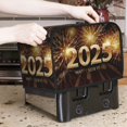 thumbnail image 7 of Yiaed Happy New Year 2025 B Print Two Slice Bread Machine Cover, Universal Size Kitchen Appliance Cover for Bread Machine,Bread Machine Cover, 7 of 7