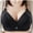 Black, variant on SHOPESSA Promotion Bras for Women Bow Floral Bra Underwire Comfortable Push Up Bralette Straps Adjustable Underwear