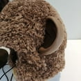thumbnail image 5 of Kids Wrap Thicken Furry Monkey Hat for Climbing Skiing Sports Headwear Warm Monkey Hat Oversized Headwear, 5 of 9