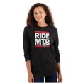 thumbnail image 3 of Ride MTB Mountain Bike Cyclist Long Sleeve TShirt Men Women Brisco Brands M, 3 of 5