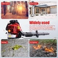 thumbnail image 6 of Floseru 900 CFM Leaf Blower, Gas Blower, Gas Leaf Blower for Lawn Care, Backpack Blower, 1 Set Leaf Blower 2 Cycle Engine Multi-Purpose 80CC High Strength Snow Blower for Outdoor, 6 of 8