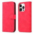 thumbnail image 4 of Allytech iPhoen 15 Wallet Case, Flip Cover PU Leather Cards Holder Slots Kickstand Bumper Shock Absorption Anti-Scratch Wallet Phone Case Cover for Apple iPhone 15 Pro Max - Red, 4 of 11