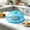 #222Light Blue, variant on Hollow Food Cover, Dish Guard with Dome Shape and Top Handle Design, Breathable Protector for Table Leftovers, Fruit Platter, and Kitchen Meal Storage.