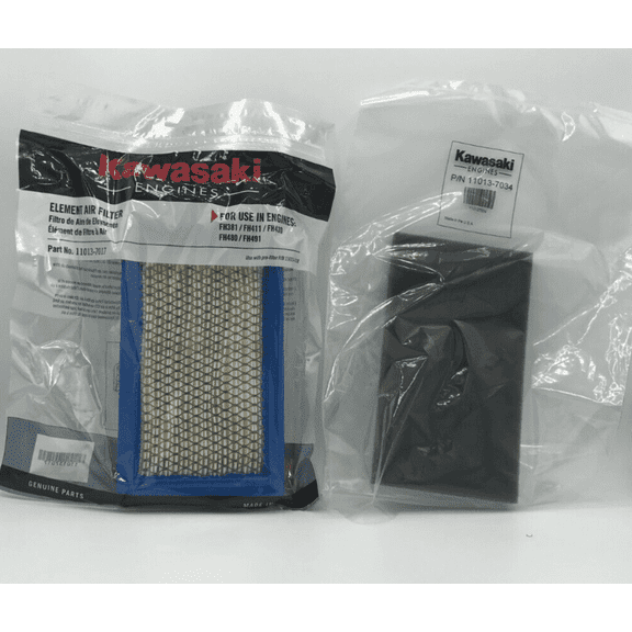 Genuine Kawasaki Engines 11013-7034 & 11013-7017 Pre-Filter Air Filter Combo Kit