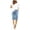 Blue, variant on TinyBloomm Chub Rub Shorts for Women Women Summer Pants Plus Size High Waisted Shorts Lacing Beach Workout Pocket Five Point Pants, Size XXXXXL