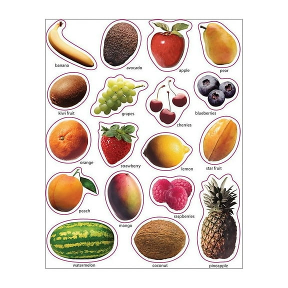Fruit: Photographic Shape Stickers [CD168008]