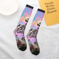 thumbnail image 6 of Bingfone Compression Socks for Women and Men Long Socks for Running Athletic Cycling Nurse-Sky Sunflower Skull, 6 of 8