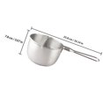 thumbnail image 2 of FUEENIRVA Stainless Steel Sauce Pan Cooking Kitchen Cooking Pot for Home Cooks 1Pack, 2 of 8