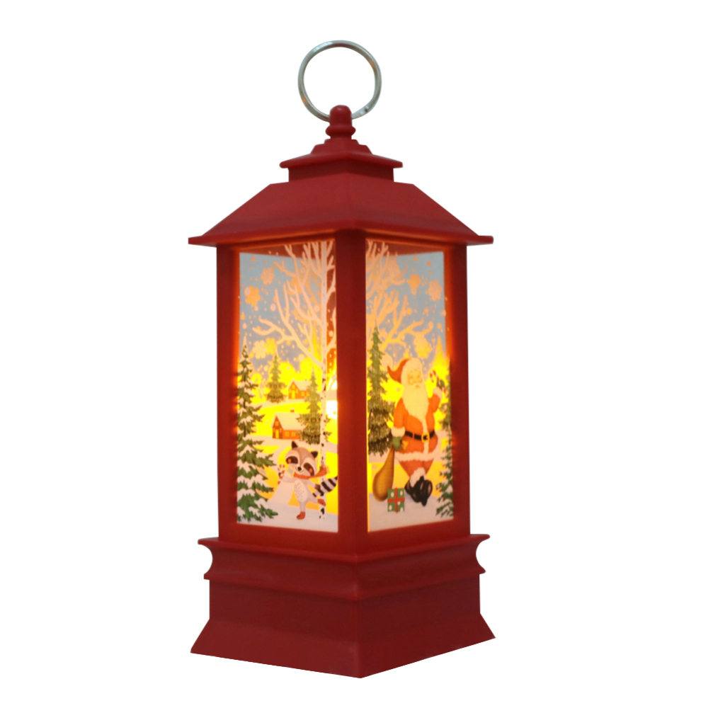 Christmas Candlestick Lantern Light Candle Holder Lamp Bulb Xmas Gifts