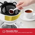 thumbnail image 5 of Holstein Housewares Cafetera de Goteo Blanca y Dorada de 12 Tazas, 5 of 5