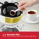 thumbnail image 5 of Holstein Housewares Cafetera de Goteo Blanca y Dorada de 12 Tazas, 5 of 5