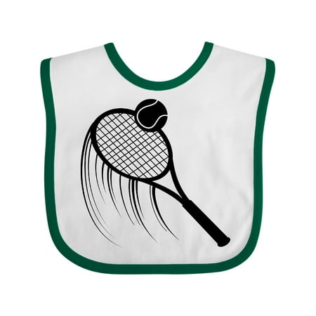 

Inktastic Swinging Tennis Racket Gift Baby Boy or Baby Girl Bib