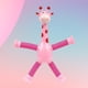 thumbnail image 3 of Juguete Jirafa Con Tubo Telescópico Mini jirafa con juguete de descompresión con ventosa para niños pequeños (1 pieza rosa), 3 of 8