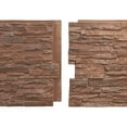 thumbnail image 5 of Ekena Millwork 45 3/4"W x 24 1/2"H x 1 1/4"D Canyon Ridge Stacked Stone, EverStone Faux Stone Siding Panel, York Town, 5 of 9
