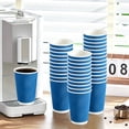 thumbnail image 6 of BYSNOW 12 oz Disposable Paper Cups, Hot and Cold Drinking Cups, 100 Count, 6 of 9