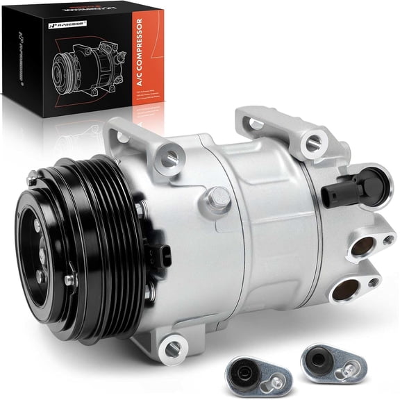 A-Premium Air Conditioner AC Compressor with Clutch Compatible with Jeep BU Series Renegade 2015-2018 & Fiat 500X 2016-2018, 1.4L