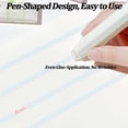 thumbnail image 3 of Double Sided Tape Pens, Double Sided Tape Roller, Glue Tape Pen for Scrapbooking, Gift Wrapping, Photo Mounting (Blue-b), 3 of 8