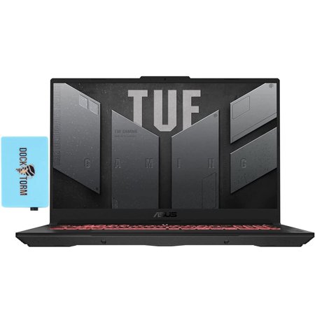 ASUS TUF A17 Gaming Laptop 17.3" 144Hz FHD (AMD Ryzen 7 7735HS 8-Core 3.20GHz, 16GB DDR5, 1TB PCIe SSD, GeForce RTX 4050 6GB, RGB KYB, WiFi 6E, BT 5.2, Webcam, Win11P) w/Dockztorm Dock