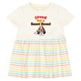 thumbnail image 3 of Inktastic Basset Hound Dog Lover Girls Baby Dress, 3 of 5