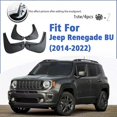 thumbnail image 1 of Exquisite Mudguard For Jeep Renegade BU 2014-2022 Front Rear 4pcs Mudflaps Mudguards Car Accessories Auto Styline Splash Guard Fender, 1 of 5