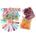 thumbnail image 3 of Snap Hair Clips Jaw Clips Cotton Hair Bands Ties Ponytail Holders Scrunchieini Rubber Bands Soft Elastic Bands for Kid Hair Braids, 3 of 10