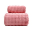 thumbnail image 2 of karymi 2 Pcs Bath Towels Set for Bathroom Cotton Thick Soft Absorbent Towel Set of 2 Household Wash Face Gift Towel up to 70% off Birthday Gifts, 2 of 8