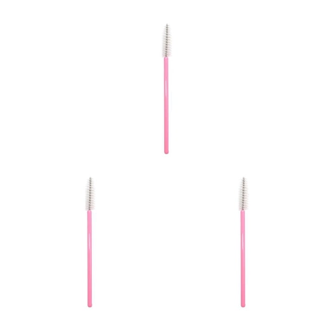 Minnieouse 50 piezas cepillo de limpieza de pestañas Mini varitas de máscara de una sola mano mano de obra suministros para el cuidado de los Type1 NO1