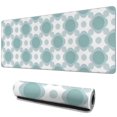 thumbnail image 1 of Add a Retro Twist to Your Desk with Vintage Groovy Flowers Mat: Non-Slip Extended Gaming Mouse Pad, Perfect for Office Work & Gaming, Computer Keyboard Mat with Stitched Edges - 31.5x11.8 inches, 1 of 7