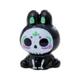 thumbnail image 2 of Small Resin Sugar Skull Rabbit Figurines Hand Painted Skeleton Ornament for Halloween Table Shelf and Cabinet Decor, 2 of 5
