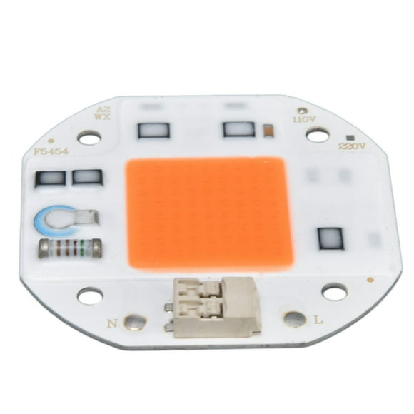 LED COB Chip, LED Grow Light Bead Low Power Consumption Fast Heat Dissipation Low Light Decay 110V For Traffic Lighting For DIY Modeling Lamp 70W