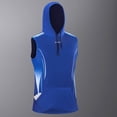 thumbnail image 5 of Noric Men's Sleeveless Hooded Athletic Tank Top Print Workout Shirt with Pocket, Casual Sport Muscle Tee for Gym Runing, 5 of 9