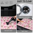 thumbnail image 3 of Yspwyqan Universal Car Trunk Mat 29" x 39", Grip-Backed Season-Resistant Rear Cargo Mat, Deer Pink Bow Print Easy-Clean Vehicle Interior Accessory Fits Most Sedans SUVs Wagons for Outdoor, 3 of 7