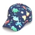 thumbnail image 7 of KPOPLK Kids Baseball Cap Adjustable Dinosaur Print Sun Hat Summer Toddler Boy Snapback Cap Sport Cap(2-6 Years,Light Purple), 7 of 7
