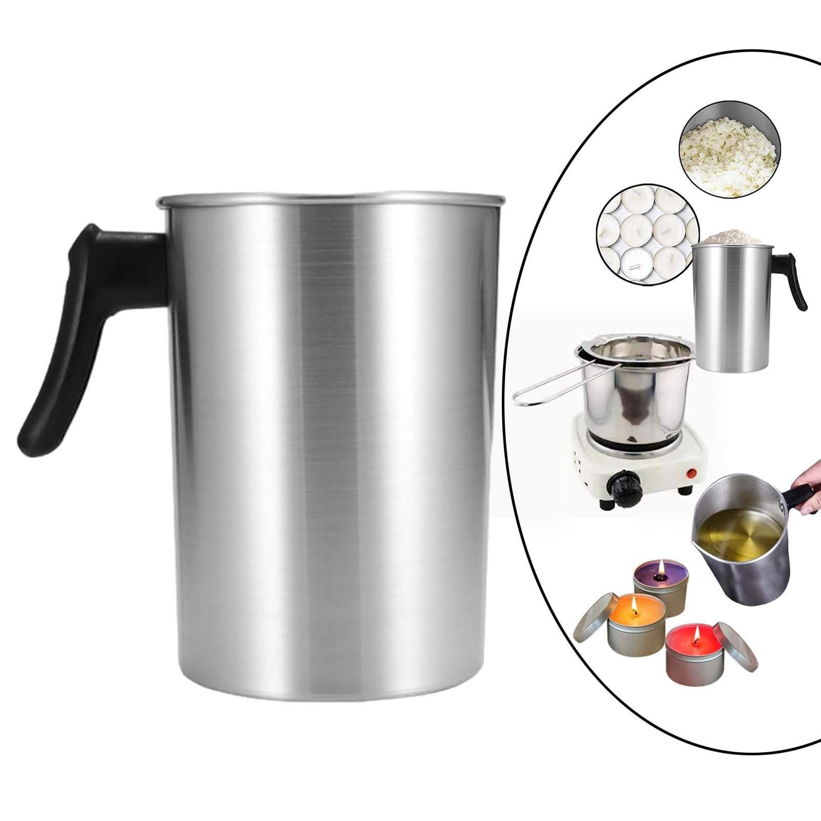 Abbraccia Candle Making Pouring Pot Melter Pot Durable with Spout Melting Pot Candle Making Pitcher for Candy Butter DIY Crafts A