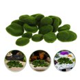 thumbnail image 2 of 50 piezas de rocas de musgo artificiales DIY Micro paisaje realista piedras de musgo de imitación decoración de pared de planta verde para el hogar, oficina, jardín y más, 2 of 6