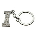 thumbnail image 2 of Miangastore Simple Stylish Letter Key Chain Metal Rhinestones Key Ring Alphabet Keychain Bag Pendant Charm Birthday Gift (Letter I), 2 of 8