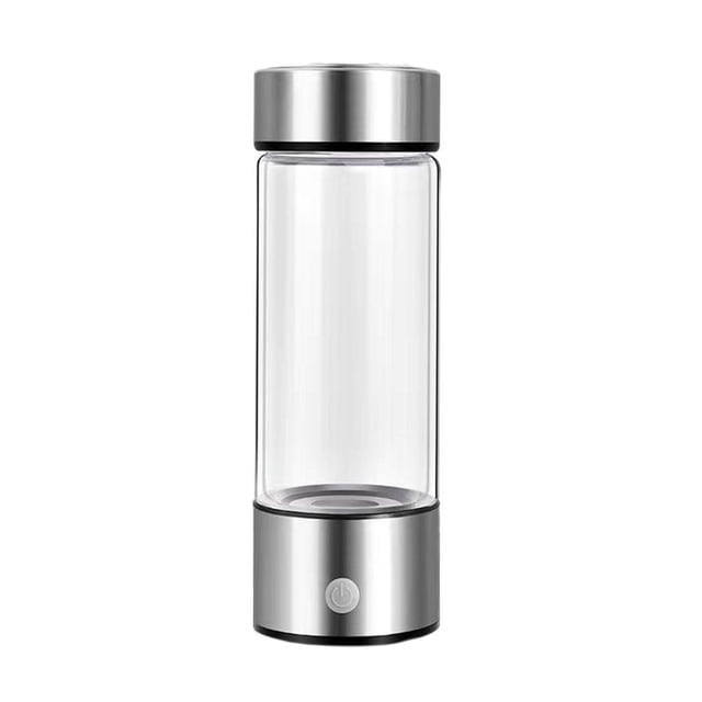 Abbracc Portable Anti-slip Generator Water Bottle USB Water Lonizer 420ml Glass