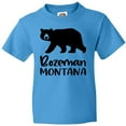 thumbnail image 3 of Inktastic Bozeman, Montana Black Bear Silhouette Youth T-Shirt, 3 of 5