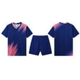 thumbnail image 6 of Hienoo Boys Football Tracksuit Quick Dry Short Sleeve Tshirt and Shorts Outfits, 6 of 6