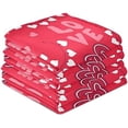 thumbnail image 4 of SKYSONIC Valentine's Day Love Heart Kitchen Towel Set of 4, Super Soft Absorbent Hand Towel Tea Towel Home Restaurant Tableware Cleaning Rag for Kitchen, Hotel, Beach, Bathroom, Gym, etc., 4 of 7